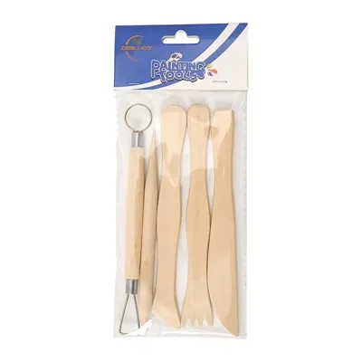 Outils de poterie en bois